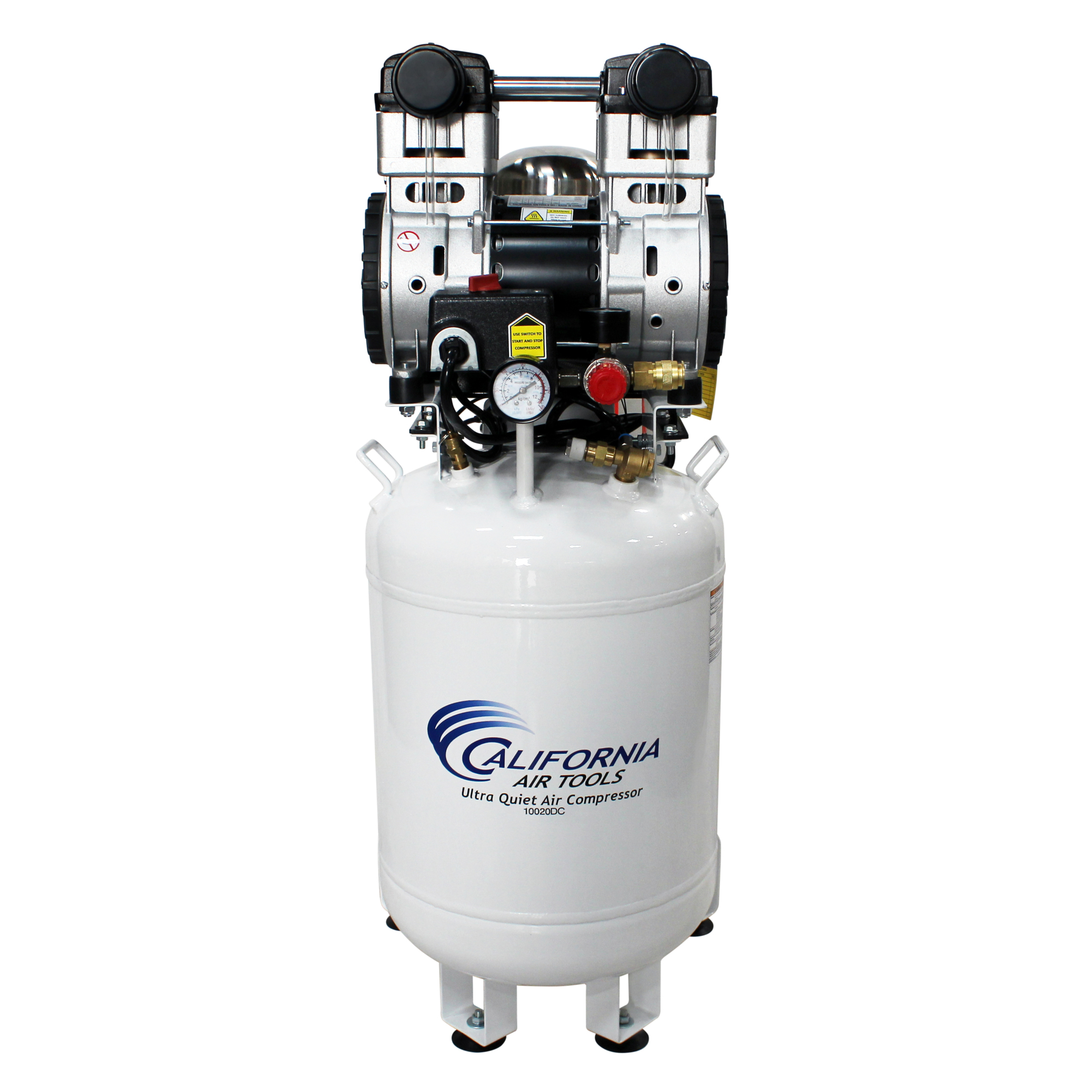 California Air Tools, 10 Gal 2 Hp Air Compressor Air Dryer, Horsepower 2 HP, Air Tank Size 10 Gal, Volts 110 Model# 10020DC